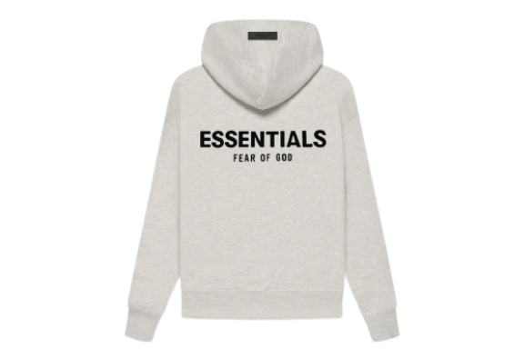 Essentials Hoodie Fear Of God Essentials Hoodie For Kids - Gray || best quality