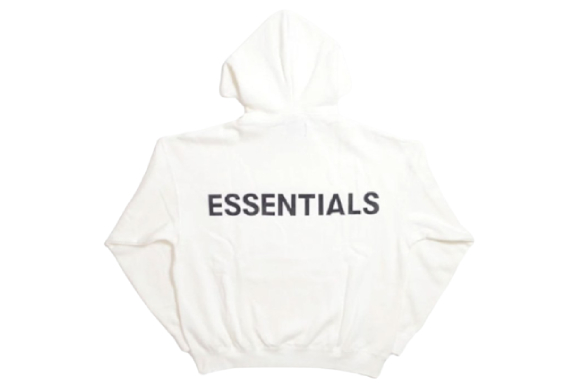 Fear of God Essentials 3M Logo Pullover Hoodie White | Shop Now