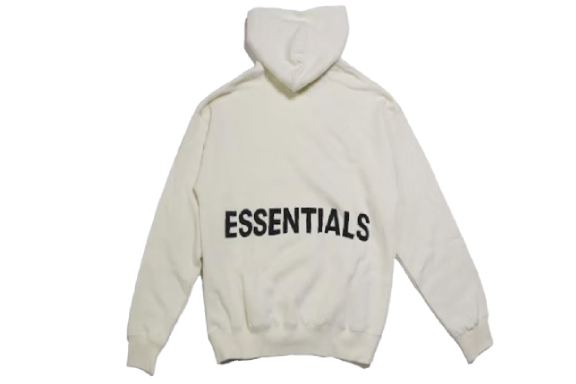 Fear of God Essentials Graphic Pullover Hoodie Cream | Shop Now Essentials Pullover Hoodie