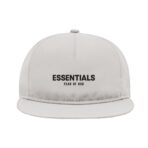 Essentials" branding, the 9Fifty style, and any unique features to assist those who rely on text descriptions for visual content.