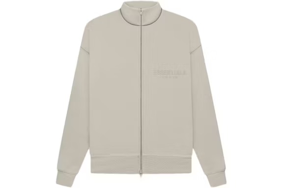 Fear of God Essentials Women's Full-zip Jacket in Smoke - Elevate your style with this sleek Women's Full-zip Jacket from Fear of God Essentials in the understated Smoke color.
