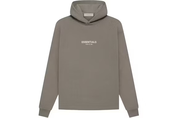 Essentials Relaxed Hoodie Fear of God Essentials Relaxed Hoodie Desert Taupe || Shop Now