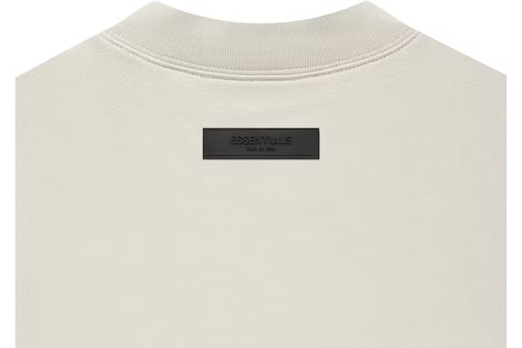 Comfortable Fear of God Essentials Relaxed Crewneck in White