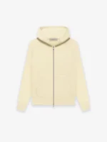 Essentials Fw22 Kids Fullzip Hoodies Canary