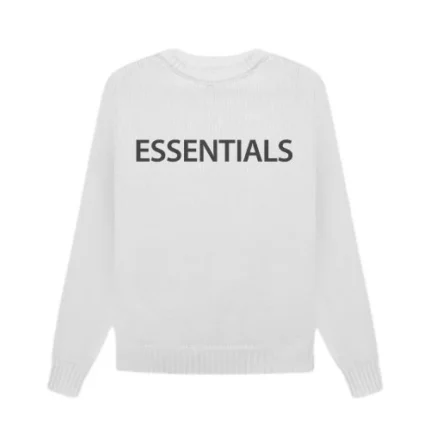 Essentials Overlapped Sweatshirt White