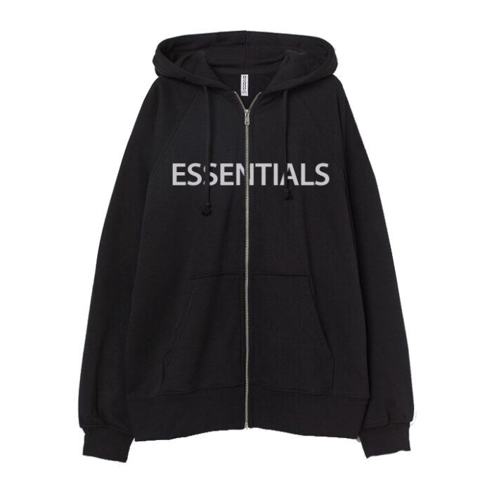 Essentials Oversized Zip-Through Hoodies